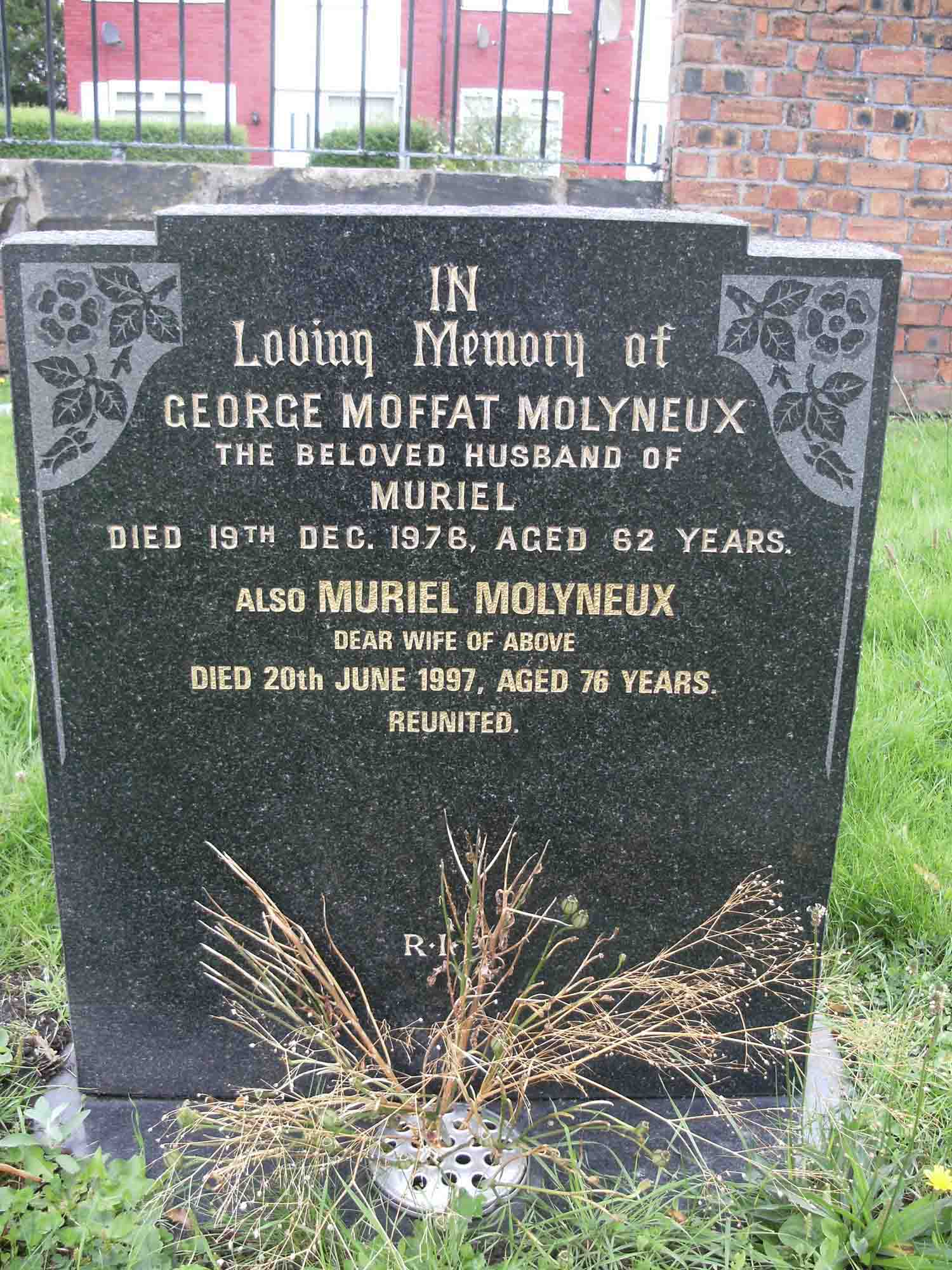 Molyneux, George Moffat & Muriel (A Left 25)